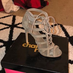 Cute Taupe heels size 7